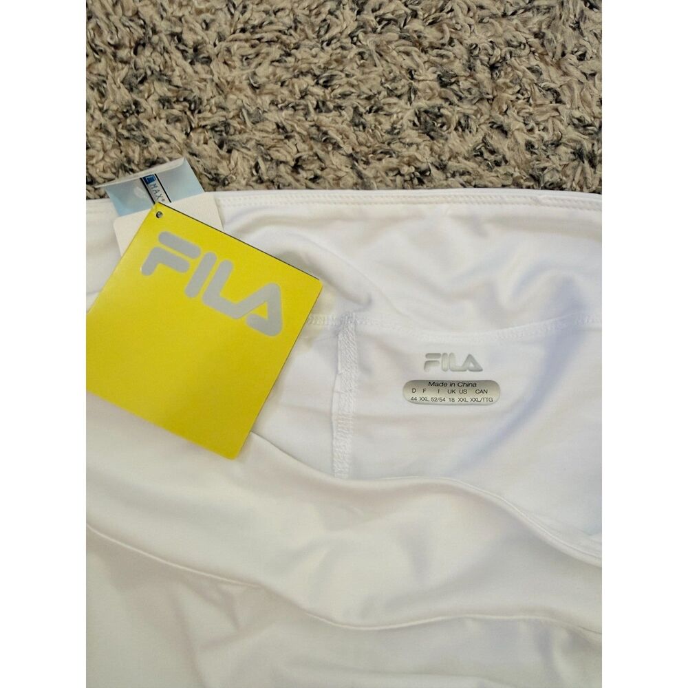 NWT Fila Performance Coolmax White Athletic Skort XXL - Picture 6 of 9